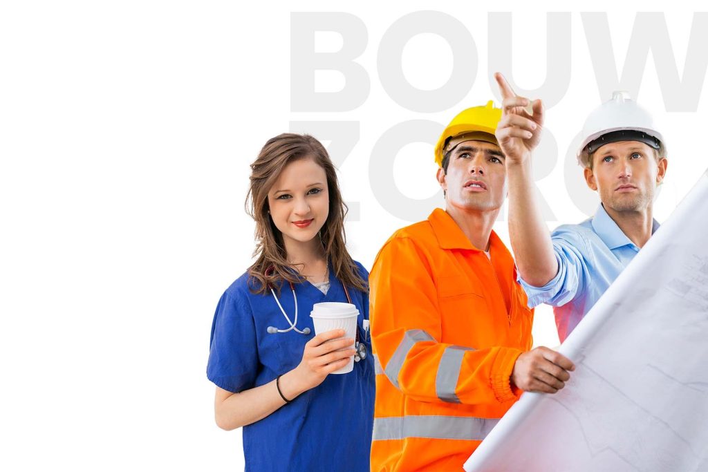 Logo en branding van Bouw-Zorg detacheringsbureau zorg, specialist in plaatsing van zorgprofessionals