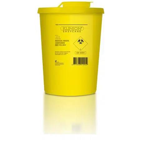 Stevige naaldencontainer voor het veilig verzamelen van gebruikte injectienaalden en insulinenaalden